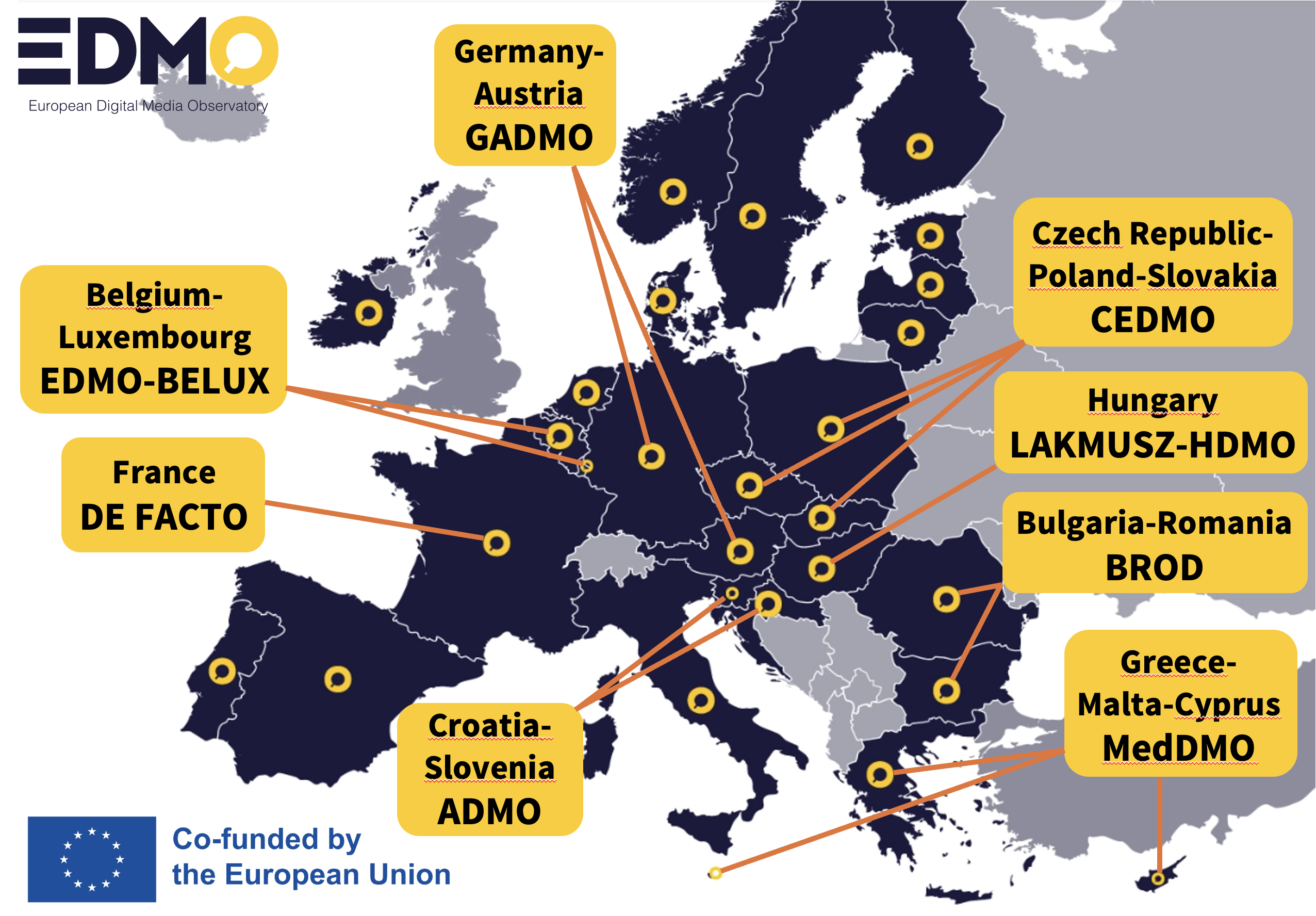 Mapa EDMO